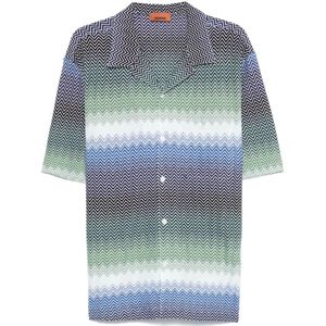 Missoni, Heren, Overhemden, Veelkleurig, Maat: XL Katoen,