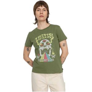 Vans, Dames, Tops, Groen, Maat: M