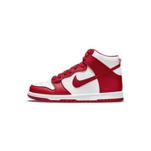 Nike University Red Dunk High Sneakers , Red , Dames , Maat: 38 EU