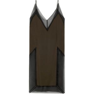 Ami Paris, Dames, Jurken, Bruin, Maat: XS