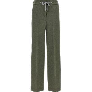 Peserico, Dames, Broeken, Groen, Maat: M Katoen,