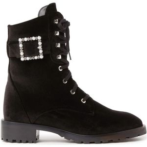 Stuart Weitzman, Dames, Schoenen, Zwart, Maat: 41 EU Suède,