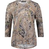 Betty Barclay - Paisley Print Elegant Shirt - Grijs - Dames