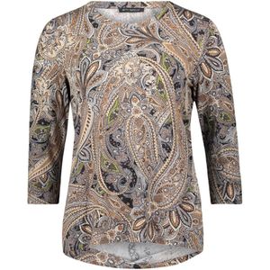 Betty Barclay - Paisley Print Elegant Shirt - Grijs - Dames