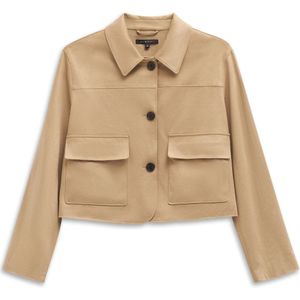 Bugatti, Dames, Jassen, Beige, Maat: XS Velours,