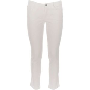 Ermanno Scervino, Dames, Jeans, Wit, Maat: S