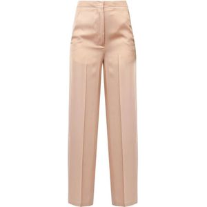 Jucca, Dames, Broeken, Roze, Maat: S Satijn,