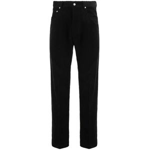 Rick Owens, Heren, Broeken, Zwart, Maat: W31 Katoen,