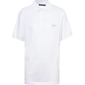 Dolce & Gabbana, Heren, Tops, Wit, Maat: M Katoen,