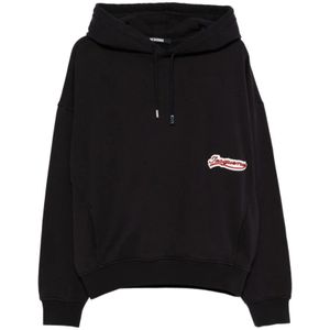 Jacquemus, Heren, Sweatshirts & Hoodies, Blauw, Maat: S Zijde,