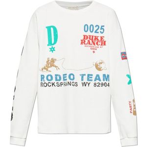 Duke + Dexter, Heren, Tops, Wit, Maat: M Katoen,