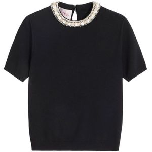 Valentino Garavani - Gebreide Trui - Zwart - Virgin Wool