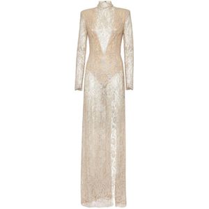 Philipp Plein, Dames, Jurken, Roze, Maat: XS Viscose,