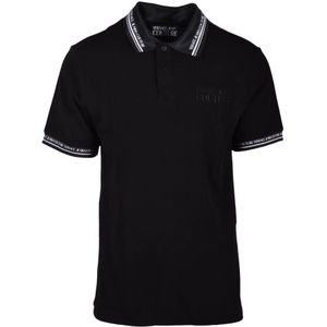 Versace Jeans Couture, Heren, Tops, Zwart, Maat: 2XL Katoen,