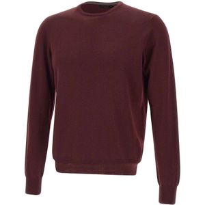 Gran Sasso, Heren, Truien, Paars, Maat: S Wol,