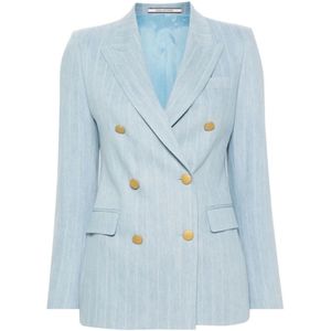 Tagliatore, Dames, Jassen, Blauw, Maat: 2XS Wol,