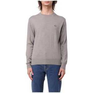 Vivienne Westwood, Heren, Truien, Grijs, Maat: M Wol,