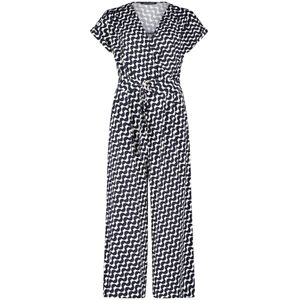 Betty Barclay - Grafische Jumpsuit - Blauw - Met Zakken
