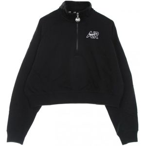 Nike, Dames, Sweatshirts & Hoodies, Zwart, Maat: L Fleece,