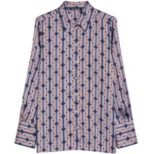 Pennyblack, Dames, Blouses & Shirts, Veelkleurig, Maat: L Satijn,