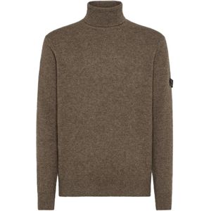 Peuterey, Heren, Truien, Grijs, Maat: L Wol,