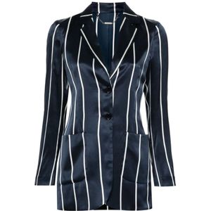 Kiton, Dames, Jassen, Veelkleurig, Maat: XS Zijde,