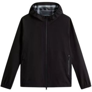 Woolrich, Heren, Jassen, Zwart, Maat: XL Wol,