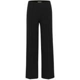 Soaked In Luxury - Wijde Broek - Zwart - Polyester