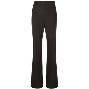 Valentino, Dames, Broeken, Bruin, Maat: S Leer,