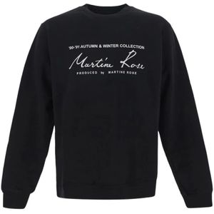 Martine Rose, Heren, Sweatshirts & Hoodies, Zwart, Maat: S