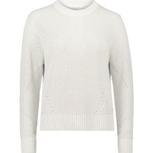 Betty & Co - Gebreide Trui - Beige - Dames - Met Lurex-draad