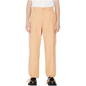 Kenzo, Heren, Broeken, Beige, Maat: S Katoen,
