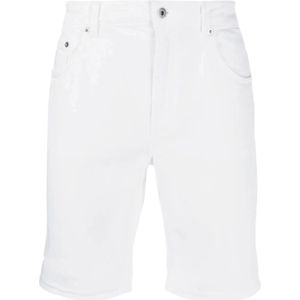 Dondup, Heren, Korte broeken, Wit, Maat: W30 Leer,