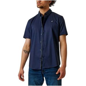 Kaporal, Heren, Overhemden, Blauw, Maat: XL Katoen,