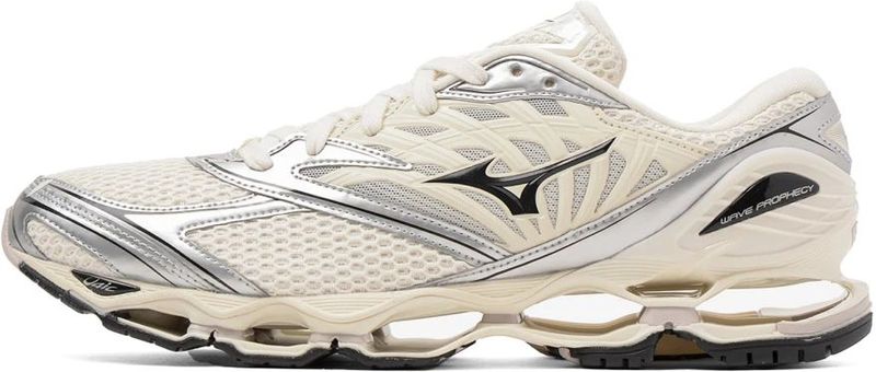 Mizuno, Dames, Schoenen, Wit, Maat: 34 EU Leer,