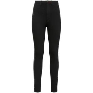 Philipp Plein, Dames, Jeans, Zwart, Maat: W26 Katoen,
