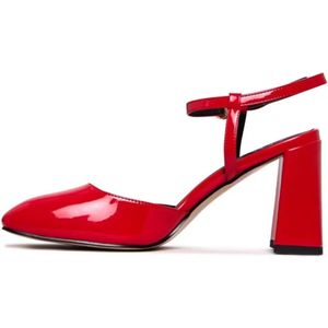 Cesare Gaspari, Dames, Schoenen, Rood, Maat: 40 EU Leer,