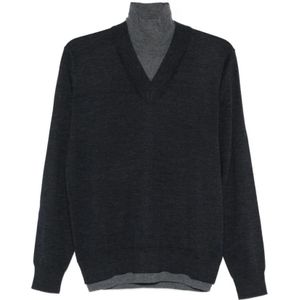 Paolo Pecora, Heren, Truien, Grijs, Maat: L