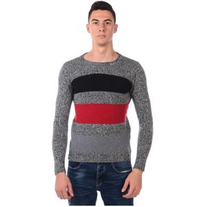 Daniele Alessandrini, Heren, Truien, Grijs, Maat: S Wol,