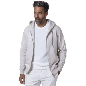 Eleventy, Heren, Sweatshirts & Hoodies, Wit, Maat: XL Katoen,