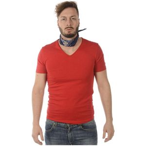 Daniele Alessandrini, Heren, Tops, Rood, Maat: M Katoen,