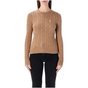 Polo Ralph Lauren, Dames, Truien, Bruin, Maat: L Katoen,