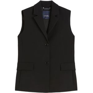 Max Mara, Dames, Jassen, Zwart, Maat: M
