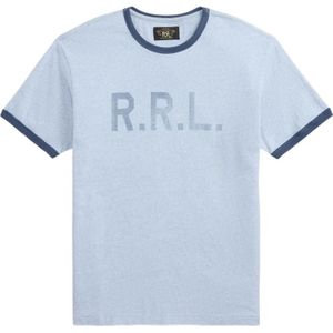 Ralph Lauren, Heren, Tops, Blauw, Maat: M Katoen,