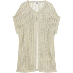 Marina Rinaldi, Dames, Truien, Beige, Maat: M Linnen,