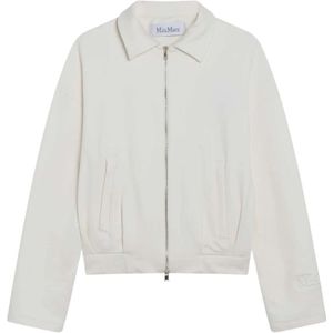 Max Mara, Dames, Jassen, Wit, Maat: S