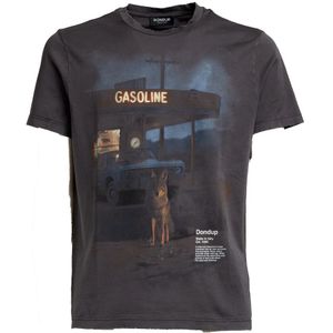 Dondup, Heren, Tops, Zwart, Maat: M