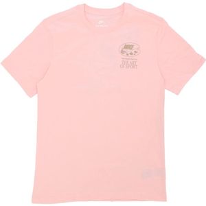 Nike, Heren, Tops, Roze, Maat: S Katoen,