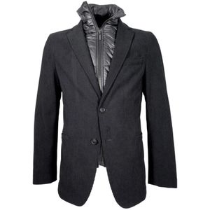 Hugo, Heren, Jassen, Zwart, Maat: M Katoen,