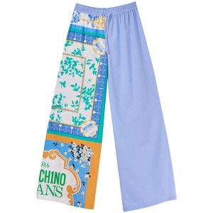 Moschino, Dames, Broeken, Veelkleurig, Maat: XS Katoen,